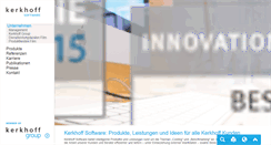 Desktop Screenshot of kerkhoff-software.com
